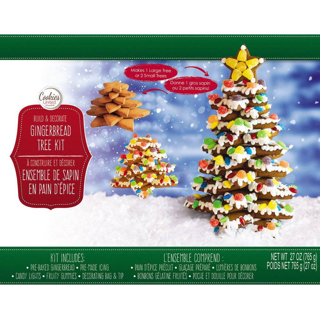 Shop For The Cookies United Build Decorate Gingerbread Tree Kit